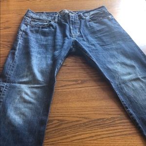American Eagle Original Straight distressed jeans